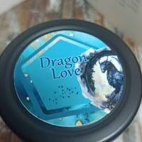 Dragon Love Sojawachskerze, Glitzer, Sommer-Punsch-Duftkerze Kerze Bild 6