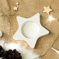 Stern Kerzenhalter für Teelichter | Weihnachten | Geschenkidee Bild 4