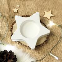 Stern Kerzenhalter für Teelichter | Weihnachten | Geschenkidee Bild 6