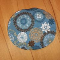 Wärmekissen / Kirschkernkissen - Blau mit Mandala Muster (Ein- oder Zweiteilig auch zum Füllen) Bild 3