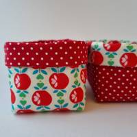 EIN Wende-Utensilo Mini, Geschenkverpackung - Äpfel & rote Pünktchen - von he-ART by helen hesse Bild 2