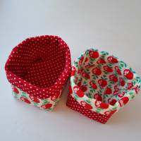 EIN Wende-Utensilo Mini, Geschenkverpackung - Äpfel & rote Pünktchen - von he-ART by helen hesse Bild 5