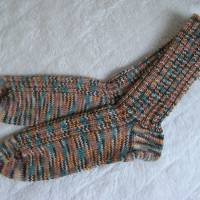 Socken handgestrickt - Gr. 50 - Übergrößen Bild 1