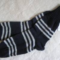 Socken handgestrickt - Gr. 49 - Übergrößen Bild 1