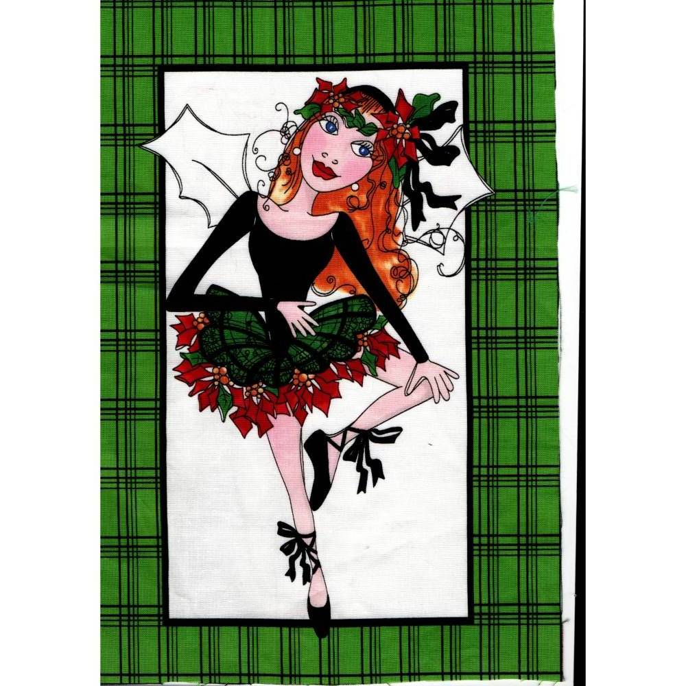 Patchworkstoff Loralie Harris Ladies Weihnachtsengel Motiv