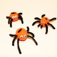 3 Halloween Fledy-Spinnen Bild 1