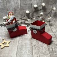 Nikolausstiefel als Geschenkverpackung zu Nikolaus o. Weihnachten, kleines Mitbringsel, Goodie, Gastgeschenk, Gutschein Bild 6