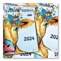 Kalender 2024, Wandkalender in Din A5, 14 Blatt, Aquarell Illustrationen,UKo-Art Werkstatt-Kalender der Seelenmalerinnen Bild 9