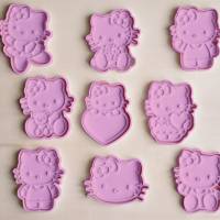 Hello Kitty Keksausstecher | Cookie Cutters | Ausstechform | Keksform | Plätzchenform | Plätzchenausstecher Bild 1