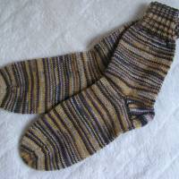 Socken handgestrickt - Gr. 48 - Übergröße Bild 1