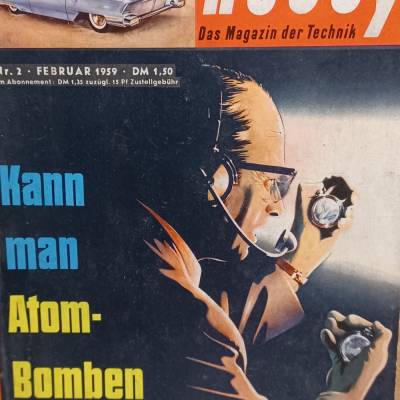 Hobby   das Magazin der Technik   Nr. 2  Februar 1959  -- Das Aluminiumauto ist da !