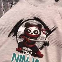 Cooles Sweatshirt / Hoodie gr.110/116 * cool Ninja * Pandabär Bild 3