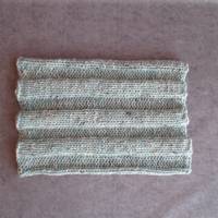 Warmer Schlauchschal, gestrickt aus weicher Wolle mit Baumwolle und Alpaka, Rundschal, Loop, Schal Bild 4