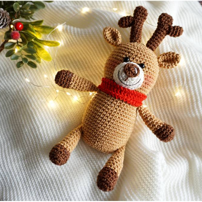 Häkelanleitung Rentier Miki - PDF Datei