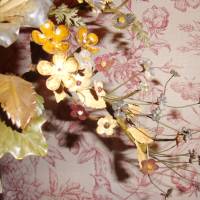 Antik Blumenstrauß Klosterarbeit Altarblumen Blumengesteck Landhaus Cottage Bild 6