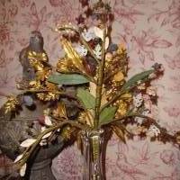 Antik Blumenstrauß Klosterarbeit Altarblumen Blumengesteck Landhaus Cottage Bild 9