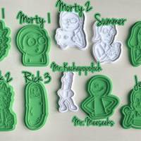 Rick & Morty Keksausstecher | Cookie Cutters | Ausstechform | Keksform | Plätzchenform | Plätzchenausstecher Bild 2