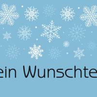 Banner Winterzeit 100 x 50 cm - personalisierbar | Schneesterne - personalisierbar mit Wunschtext Bild 9