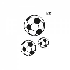Universalschablone Fußball A4 3-teilig Bild 1
