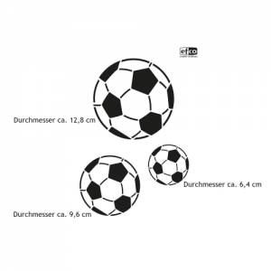 Universalschablone Fußball A4 3-teilig Bild 2