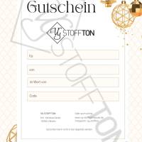 VG Stoffton Gutschein Geschenkgutschein Bild 1