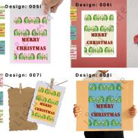 Weihnachtskarte mit eurem individuellen Gruß - digitale Datei - WeihGru001 Bild 3