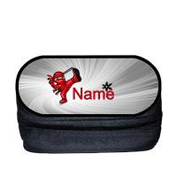 Ninja Stiftebox personalisiert | Stiftetui mit Namen | Schlampermäppchen | Stiftemäppchen Bild 1
