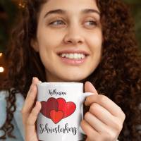 Schwester Schwesterherz Name Tasse Geschenk Tee Keramik-Tasse Bild 1