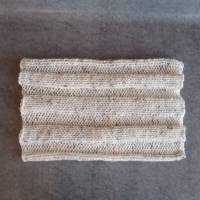 Warmer Schlauchschal, gestrickt aus weicher Wolle mit Baumwolle und Alpaka, Rundschal, Loop, Schal Bild 4