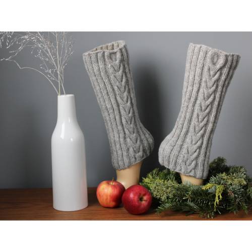 Anleitung: "Naila" Beinstulpen stricken