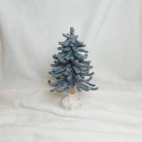 Kleiner gehäkelter Weihnachtsbaum, Wohndeko Bild 8
