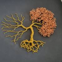 Herz Drahtbaum im 3D Bilderrahmen/ Personalisiertes Geschenk Bild 5