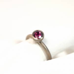Turmalin Weissgold Ring pink Bild 1