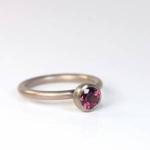 Turmalin Weissgold Ring pink Bild 4