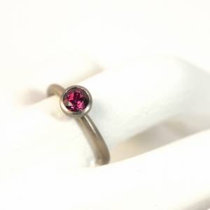 Turmalin Weissgold Ring pink Bild 5