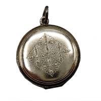 Prächtiges Walzgold Klapp Amulett Medaillon um 1910 Bild 1