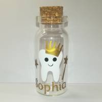 Zahnglas für Milchzähne Individualisiert mit Namen und Zahnmotiv Bild 8
