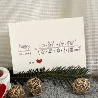 Schöne Weihnachtskarte happy X-MAS - handgemalte Karte (A6) mit hochwertigen Finelinern Bild 1