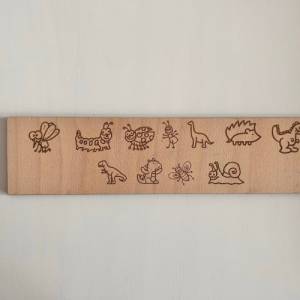 Geschenk Einschulung Personalisiertes Lineal aus Holz für die Einschulung Schule Schulkind 2023 Bild 3