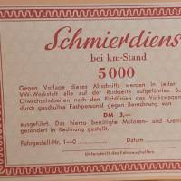 VW Kundendienst- Heft Limousine und Cabriolet  Nr . 274817  - 1953 - Eduard Winter - VW Generalvertretung Bild 4