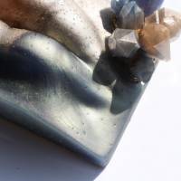 Räucherstäbchenhalter mit Kristall, resinart Bild 5