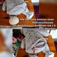 Kuscheltier personalisiert mit Name Junge Mädchen Hase Geburtsdaten Geschenk Geburt Baby Taufe Plüschtier Bild 10