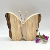 Schmetterling 21 cm aus Holz, Deko, Frühling, Sommer, Massivholz Bild 2