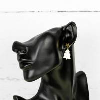 Ohrringe kleiner Tannenbaum • Ohrhänger Polymer Clay | Ohrschmuck | Weihnachten Bild 5