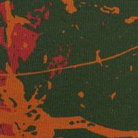Sweat Kuschelsweat Montreal angeraut  abstrakt, dunkelgrün Oeko-Tex Standard 100 (1m/19,00€) Bild 2