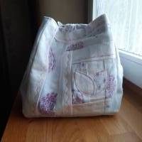Projekttasche Wolleaufbewahrung Komebukuro japanischer Reisbeutel Kordelzugtasche Bild 1