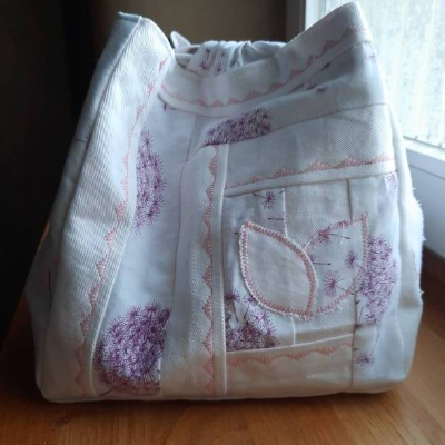 Projekttasche Wolleaufbewahrung Komebukuro japanischer Reisbeutel Kordelzugtasche