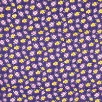 Viskose Blütenkonfetti Claudia lila (1m/10,-€) Bild 1