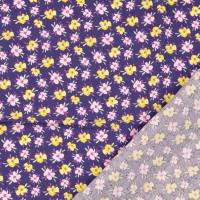 Viskose Blütenkonfetti Claudia lila (1m/10,-€) Bild 3