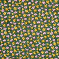 Viskose Blütenkonfetti Claudia grasgrün(1m/10,-€) Bild 2